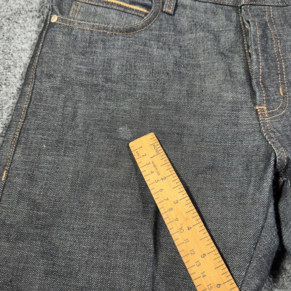 Naked & Famous Selvedge Super Guy Cut-Off Denim Shorts Mens 34 Indigo  Raw Hem